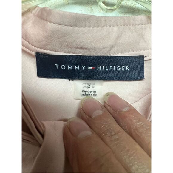 Tommy Hilfiger *Pleated * Ruffled * Dress * Soft Pink * Sz 2 NWOT - Picture 3 of 8